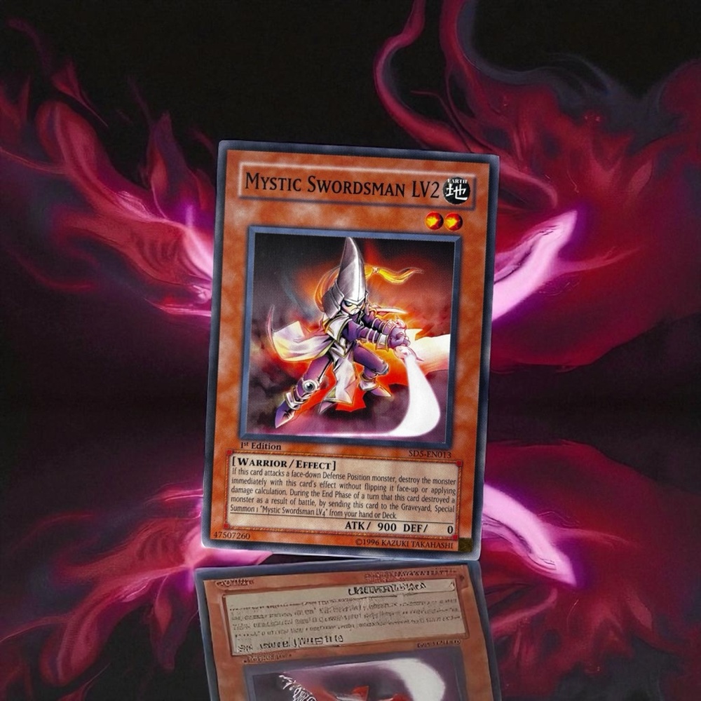1996 Yu-Gi-Oh! Mystic Swordsman LV2 Trading Card SD5-EN013